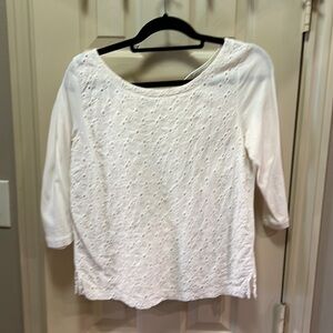 J Cree Women’s Blouse Size Medium Crème/White